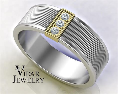 luxury wedding bands for him